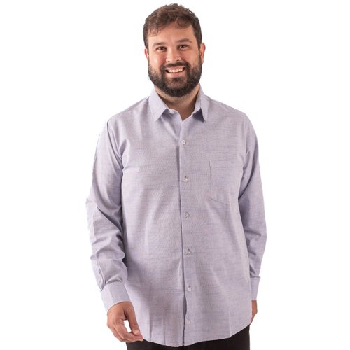 Camisa Plus Size Masculina Orion Azul