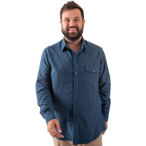 Camisa Plus Size Masculina Flanela Nitro