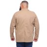 blazer plus size masculino sarja caqui mais pano costas