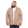 blazer plus size masculino sarja caqui mais pano frente