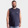 machao plus size masculina bear azul marinho frente