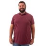 polo plus size masculina supreme bordo frente