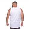 regata plus size masculina branca costas