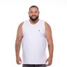 regata plus size masculina branca frente