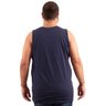 regata plus size masculin bear azul marinho costas
