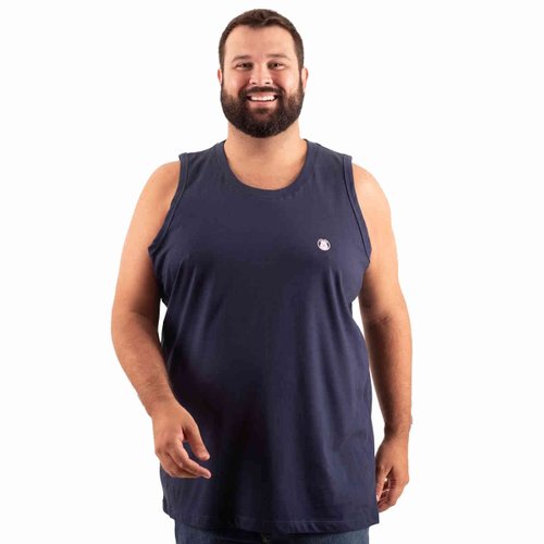 Regata Plus Size Masculin Bear  Azul Marinho