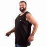 regata plus size masculina bear preta lado
