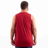 regata plus size masculina bear vermelha costas