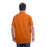 polo plus size masculina piquet caramelo costas