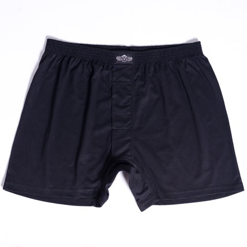 Cueca Plus Size Masculina de Malha Samba Canção Preta