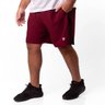 short plus size masculino microfibra elastano stripe vinho frente 1