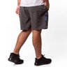 short plus size masculino microfibra elastano detail seaweed cinza costas
