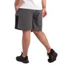 short plus size masculino microfibra elastano detail cinza costas