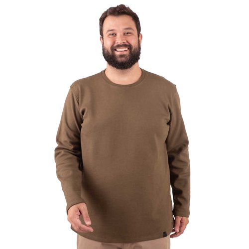 Sueter Plus Size Masculino Montebello Caqui