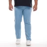 calca plus size masculina jeans puido slim delave frente