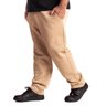 calca plus size masculina moletom felpado direct bege frente