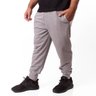 calca plus size masculina moletom jogger direct mescla frente