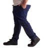 calca plus size masculina moletom direct azul lado