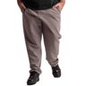 calca plus size masculina moletom direct cinza frente