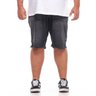 bermuda plus size masculina jeans black oil frente