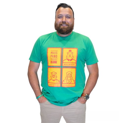 Camiseta Plus Size Masculina Brasil Filmes