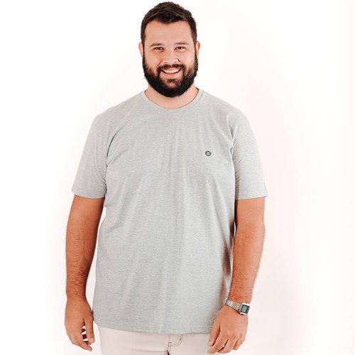 Camiseta Plus Size Masculina Mescla