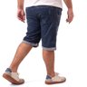 bermuda plus size masculina jeans slim destroyed costas