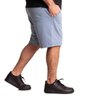 bermuda plus size masculina de moletom azul sweet lado