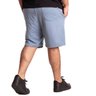bermuda plus size masculina de moletom azul sweetvvvv costas