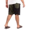bermuda plus size masculino beach elastic preta verde lado