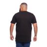 camiseta plus size masculina acdc preta mais pano costas