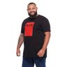 camiseta plus size masculina acdc preta mais pano lado