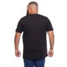 camiseta plus size masculina the bear preta mais pano costas