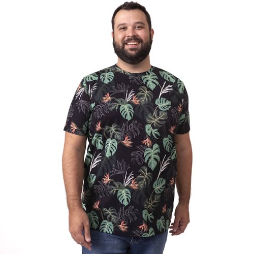 Camiseta Plus Size Masculina Black Adam