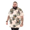camiseta plus size masculina sweet garden frente lado