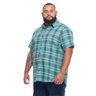 camisa plus size masculina rhynno mais pano lado