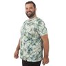 camiseta plus size masculina green light lado