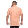 camisa plus size masculina gola padre oxford salmao costas