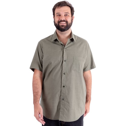 Camisa Plus Size Masculina Biarritz Verde