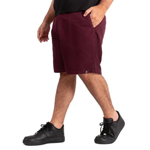 Bermuda Plus Size Masculina de Elástico Wine
