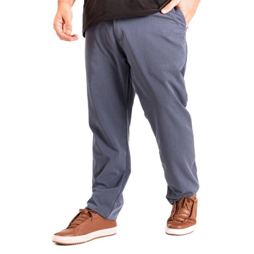 Calça Plus Size Masculina Sport Fino Alfaiataria Azul