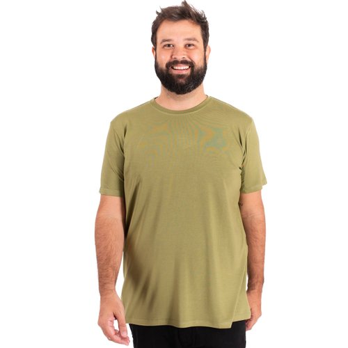 Camiseta Plus Size Masculina Tech Verde
