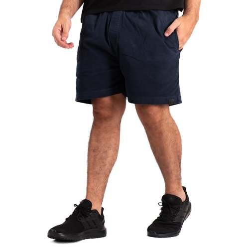 Short Plus Size Masculino Sarja Confort Azul Marinho