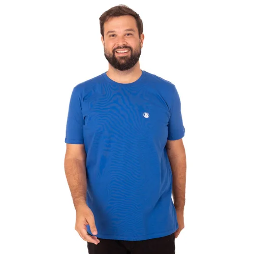 Camiseta Plus Size Masculina Bear Azul Royal
