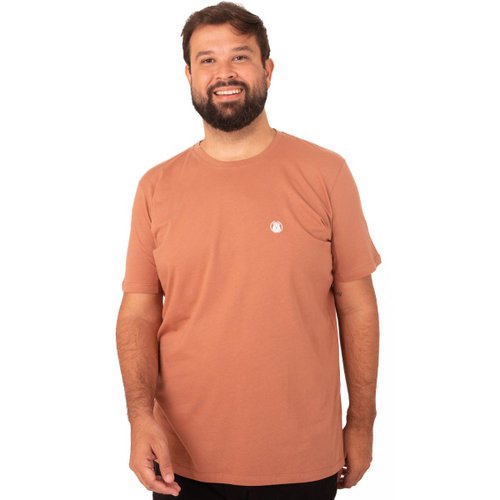 Camiseta Plus Size Masculina Bear Argila