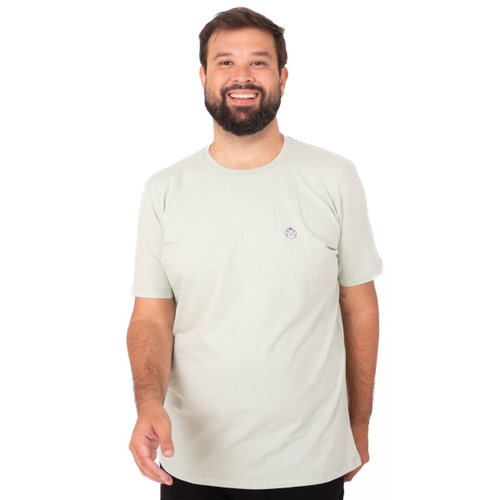Camiseta Plus Size Masculina Bear Verde Light