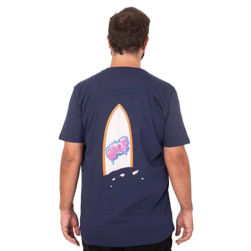 Camiseta Plus Size Masculina Prancha Azul Marinho