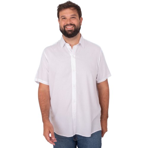 Camisa Plus Size Masculina MC Summer Branca