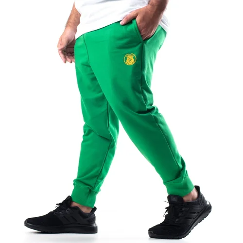 Calça Plus Size Masculina Jogger de Moletom Verd