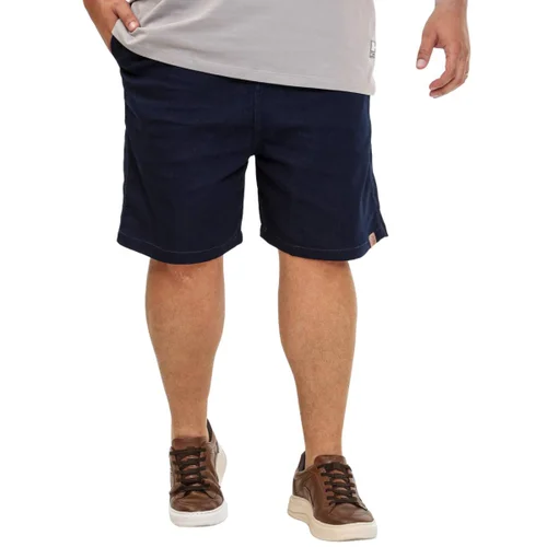 Bermuda Plus Size Masculina Jeans Confort Dark